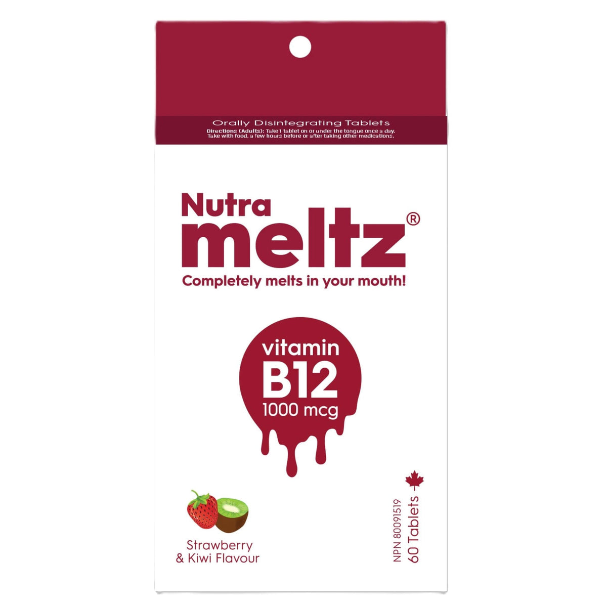 Nutrameltz Vitamin B12 1000mcg 60 Tablets