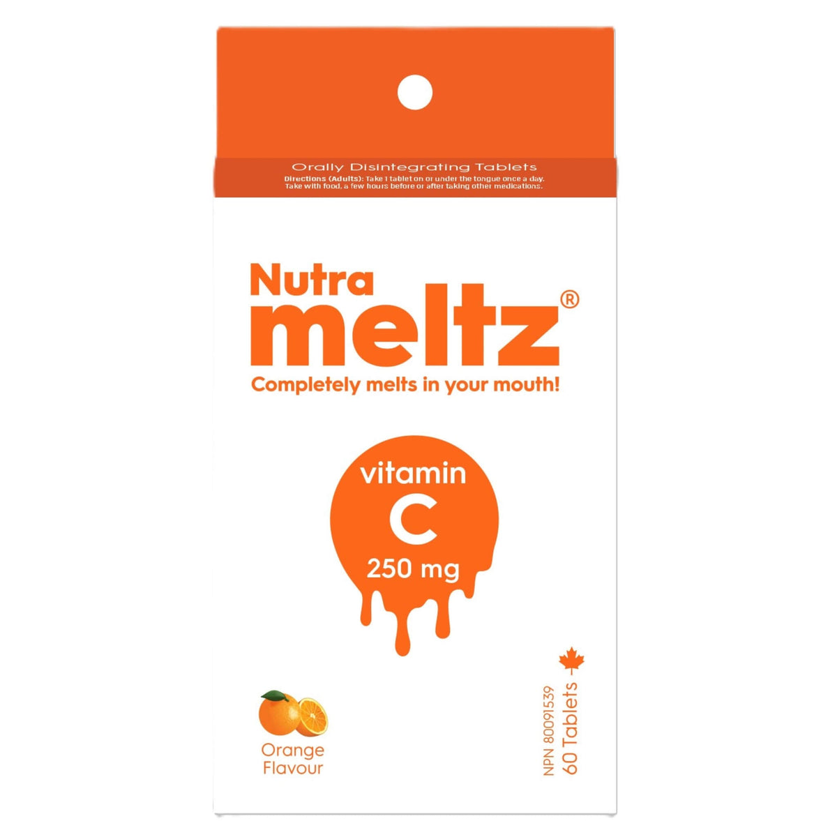 Nutrameltz Vitamin C 250mg 60 Tablets