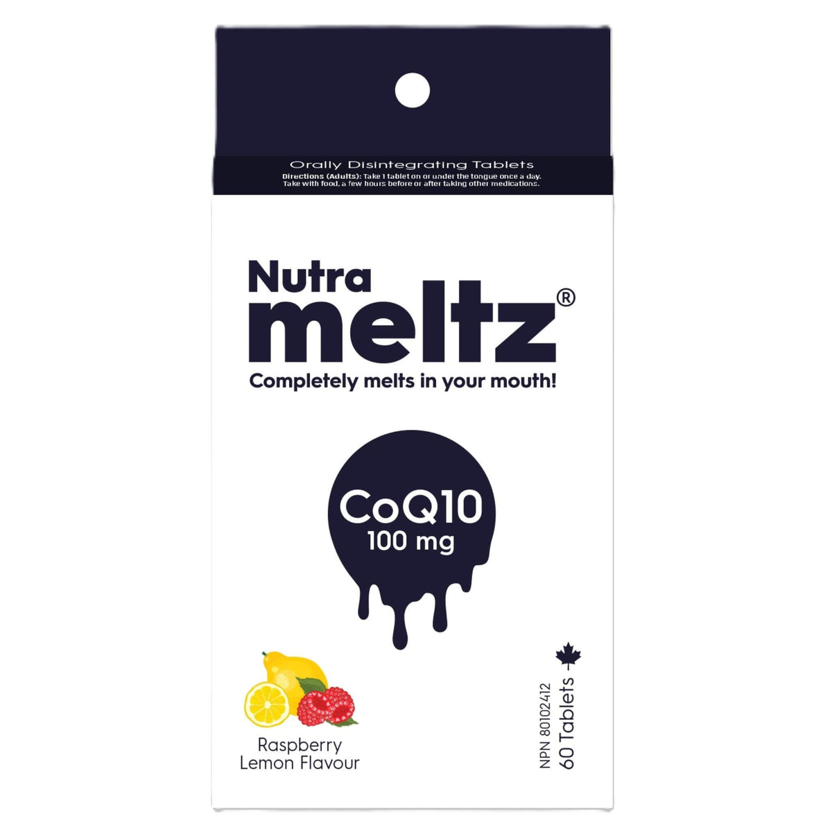 Nutrameltz CoQ10 - 100mg 60 Tablets