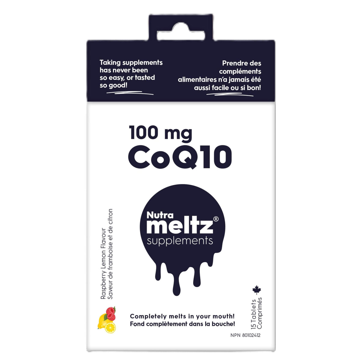 Nutrameltz CoQ10 - 100mg 15 Tablets