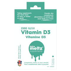 Nutrameltz Vitamin D3 2500IU 15 Tablets