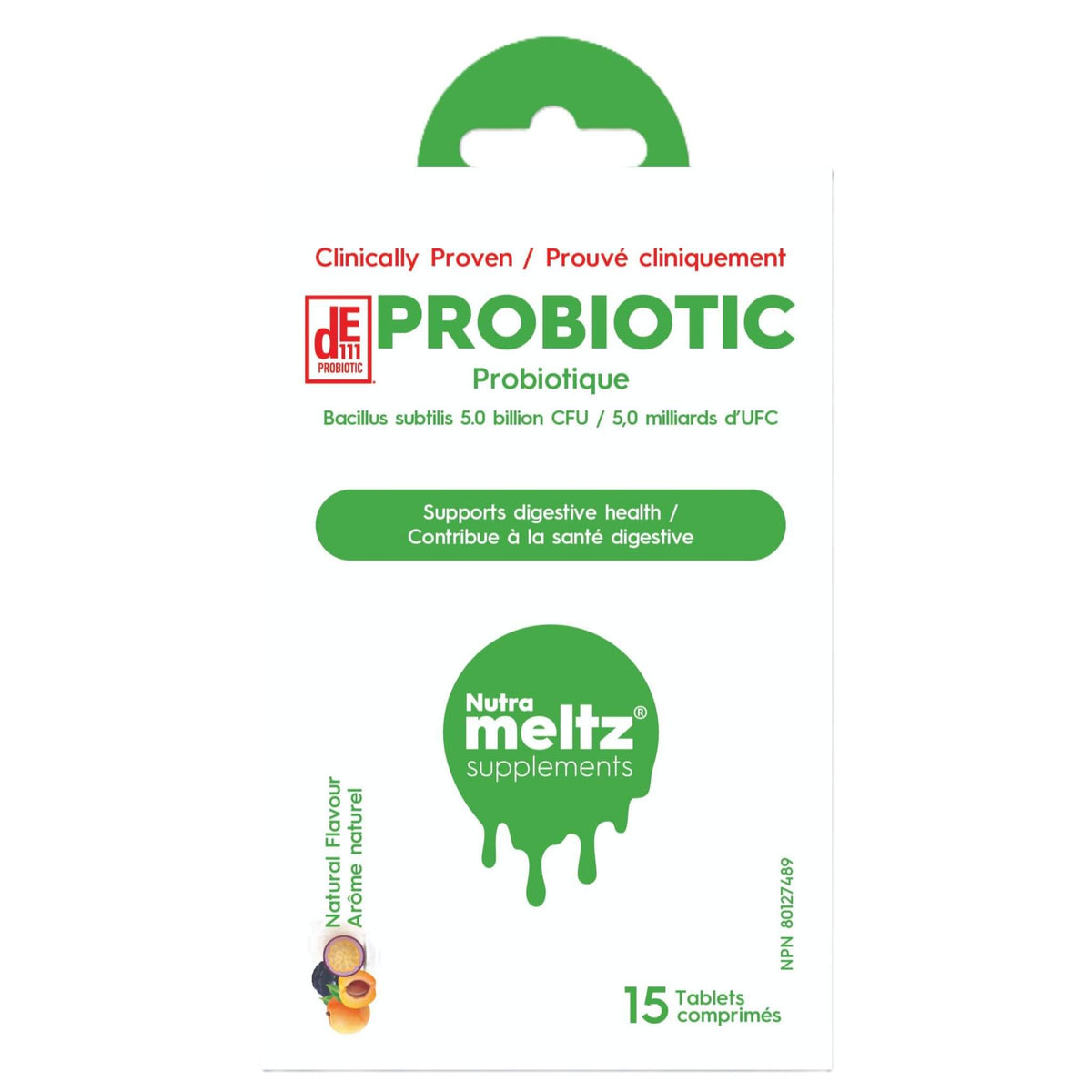 Nutrameltz Probiotic 5 Billion CFU 15 Tablets