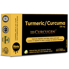 Nutrameltz Curcugen Turmeric 250mg 60 Tablets