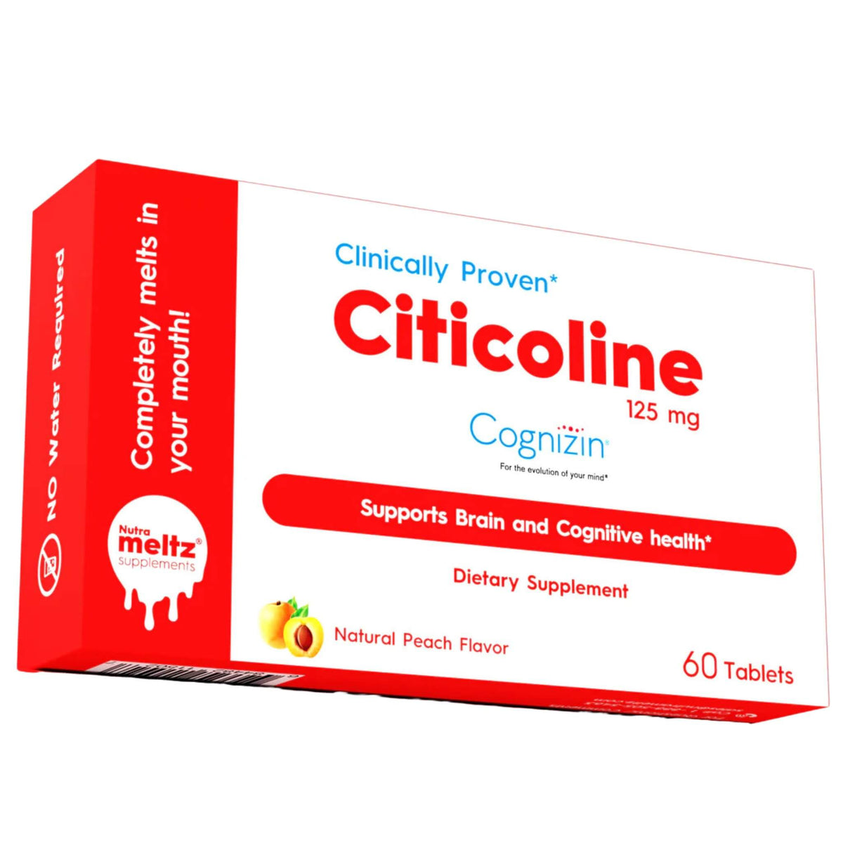 Nutrameltz Cognizin Citicoline 125mg 60 Tablets