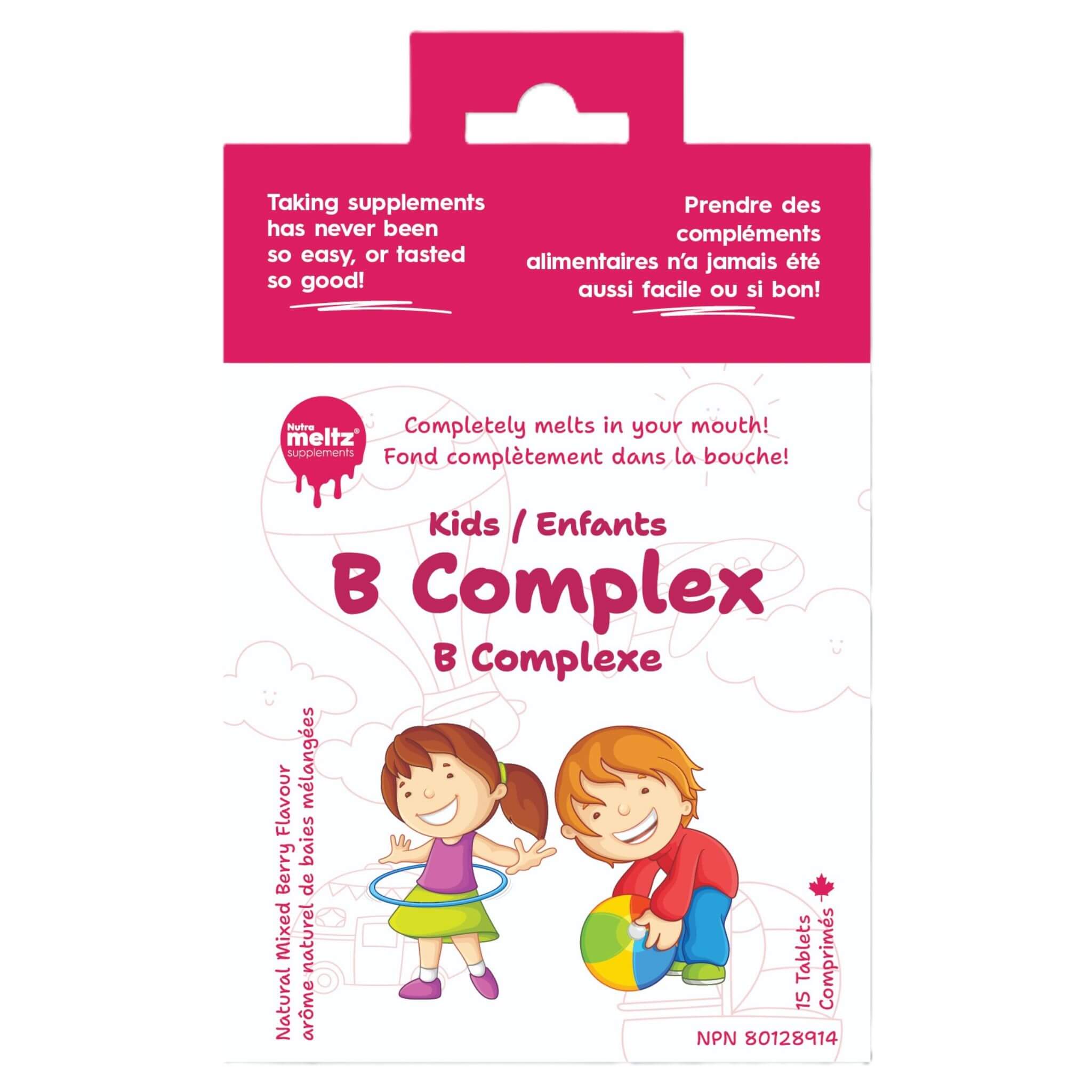 Nutrameltz KIDS Vitamin B-Complex 15 Tablets