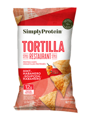 SimplyProtein Tortilla Chips Hint of Lime 130g