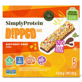 SimplyProtein Birthday Cake Dipped 5pk 125g - Nature's Source Inc