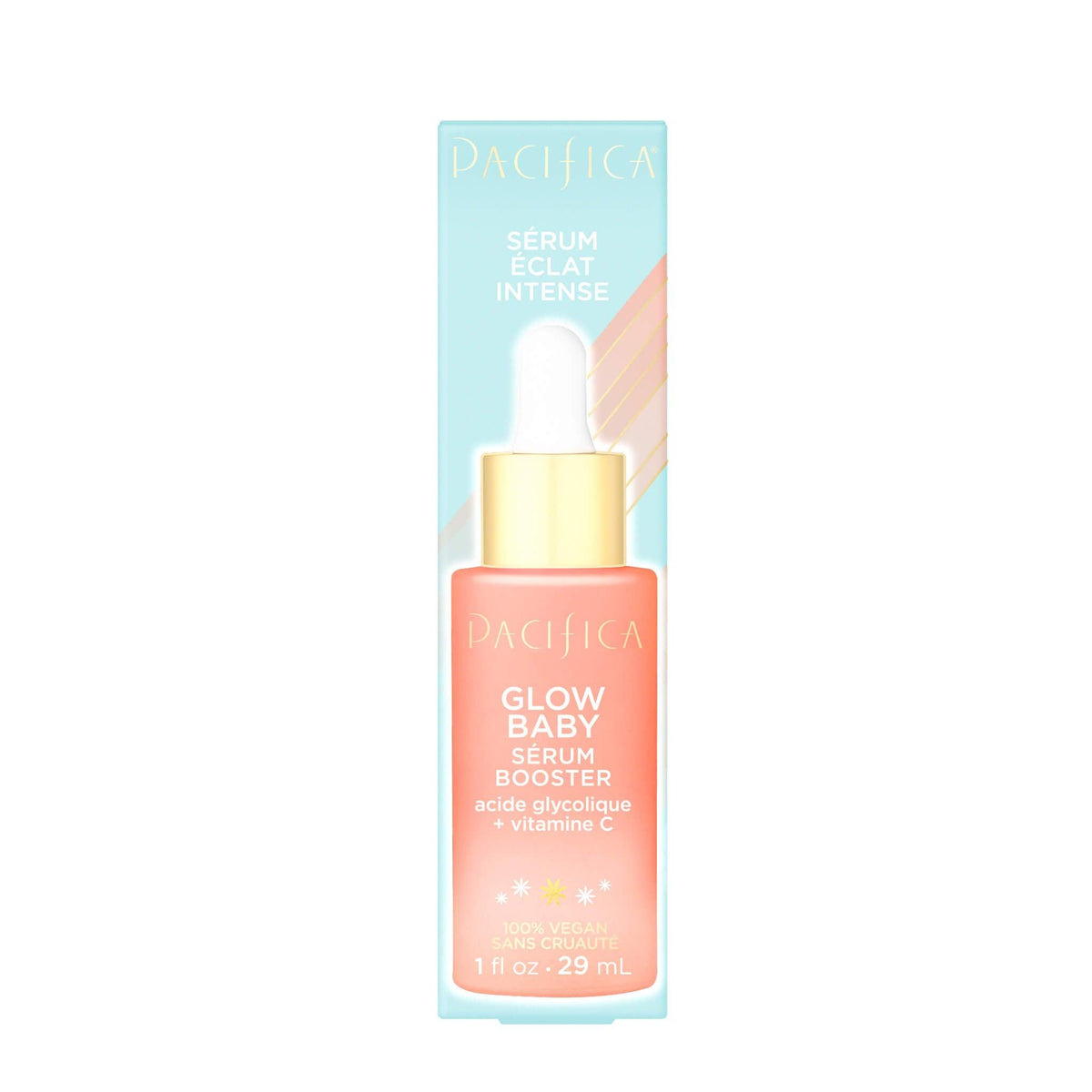 Pacifica Glow Baby Booster Serum 29ml - Next-generation Support System That Helps Brighten and Relieve Clogged, Dull Skin