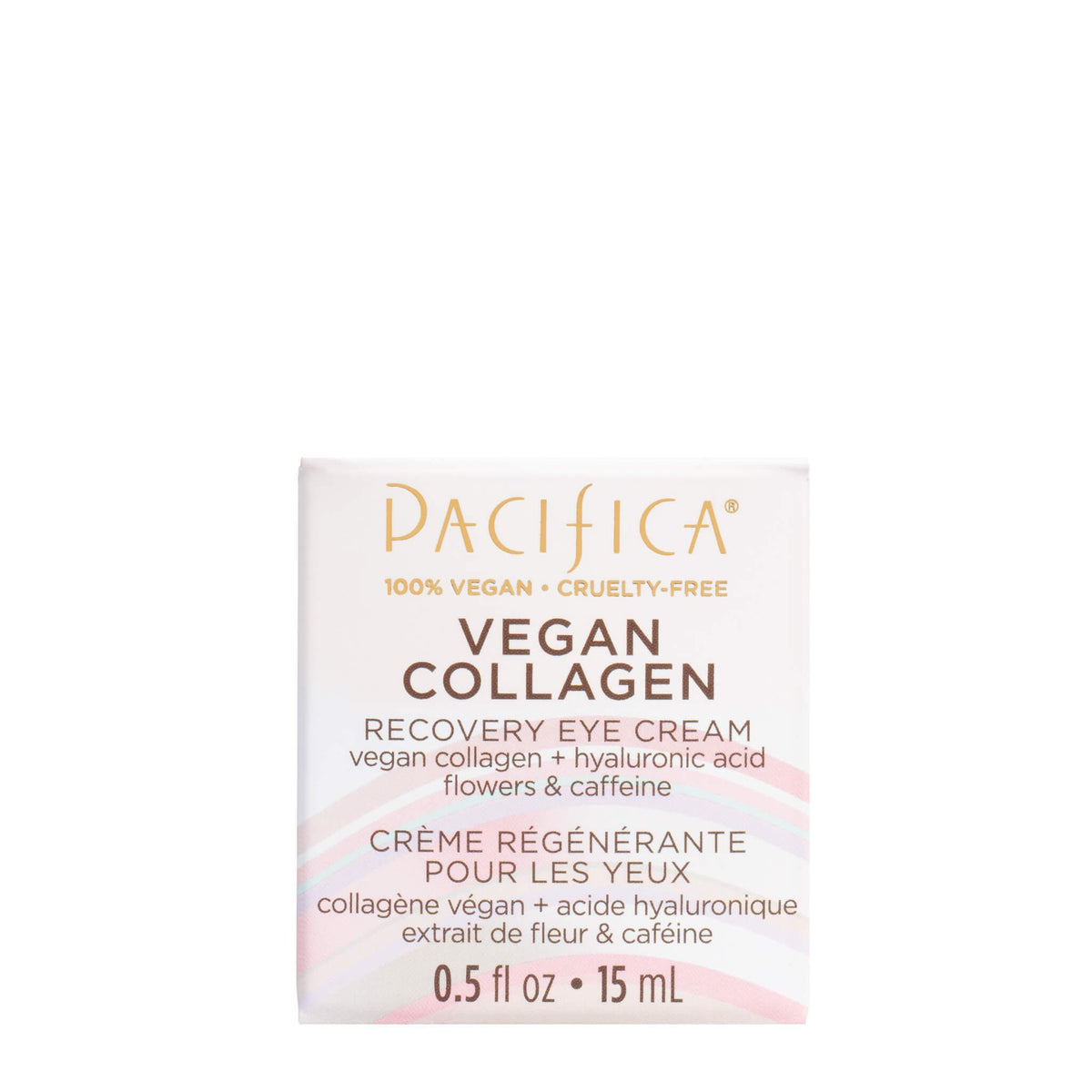 Pacifica Vegan Collagen Recovery Eye Cream 15ml - For Youthful-looking Skin, Rich Without Feeling Heavy, for All Dry and Aging Skin Types