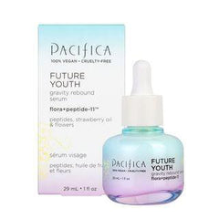 Pacifica Future Youth Gravity Rebound Serum 29ml - Anti Aging, for Bouncy Youthful Skin, Fortified With Flora + Peptide, Improve Skin's Elasticity and Firmness