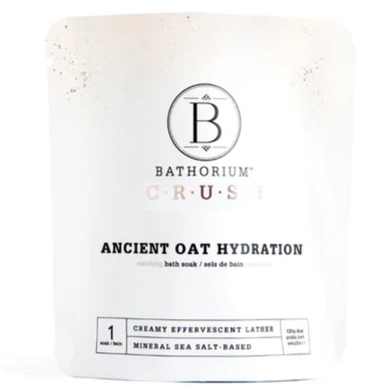 Bathorium Ancient Oat Hydration Crush 120g - Pure Chamomile Essential Oil Illuminates Bath In A Creamy Floral Lather, Unique Scent That Transforms Bath Water Into Luxurious And Rich Soak