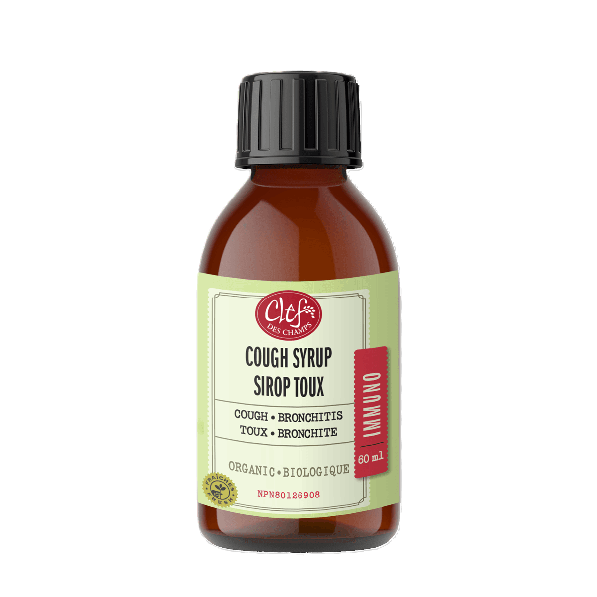 Clef Des Champs Cough Syrup 60ml - Relieves Irritating Dry Coughs and Bronchitis