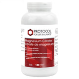 Protocol Magnesium Citrate plus Glycinate & Malate Forms 180 Softgels - Nature's Source Inc