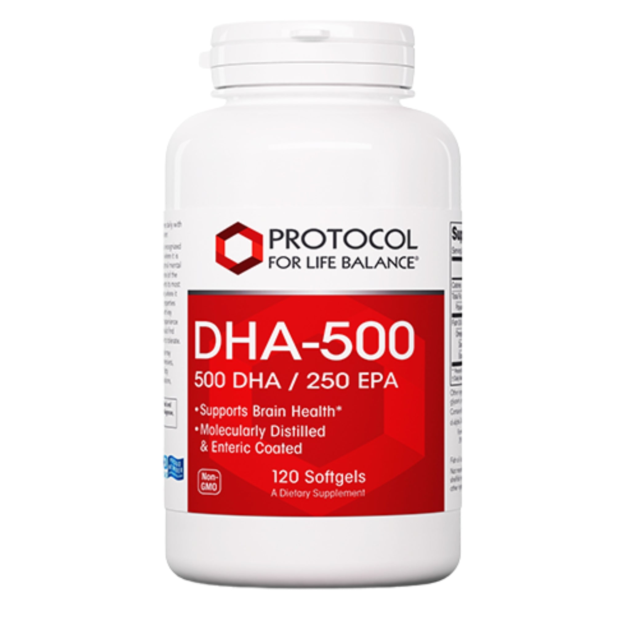 Protocol DHA 500mg 120 Softgels - Nature's Source Inc