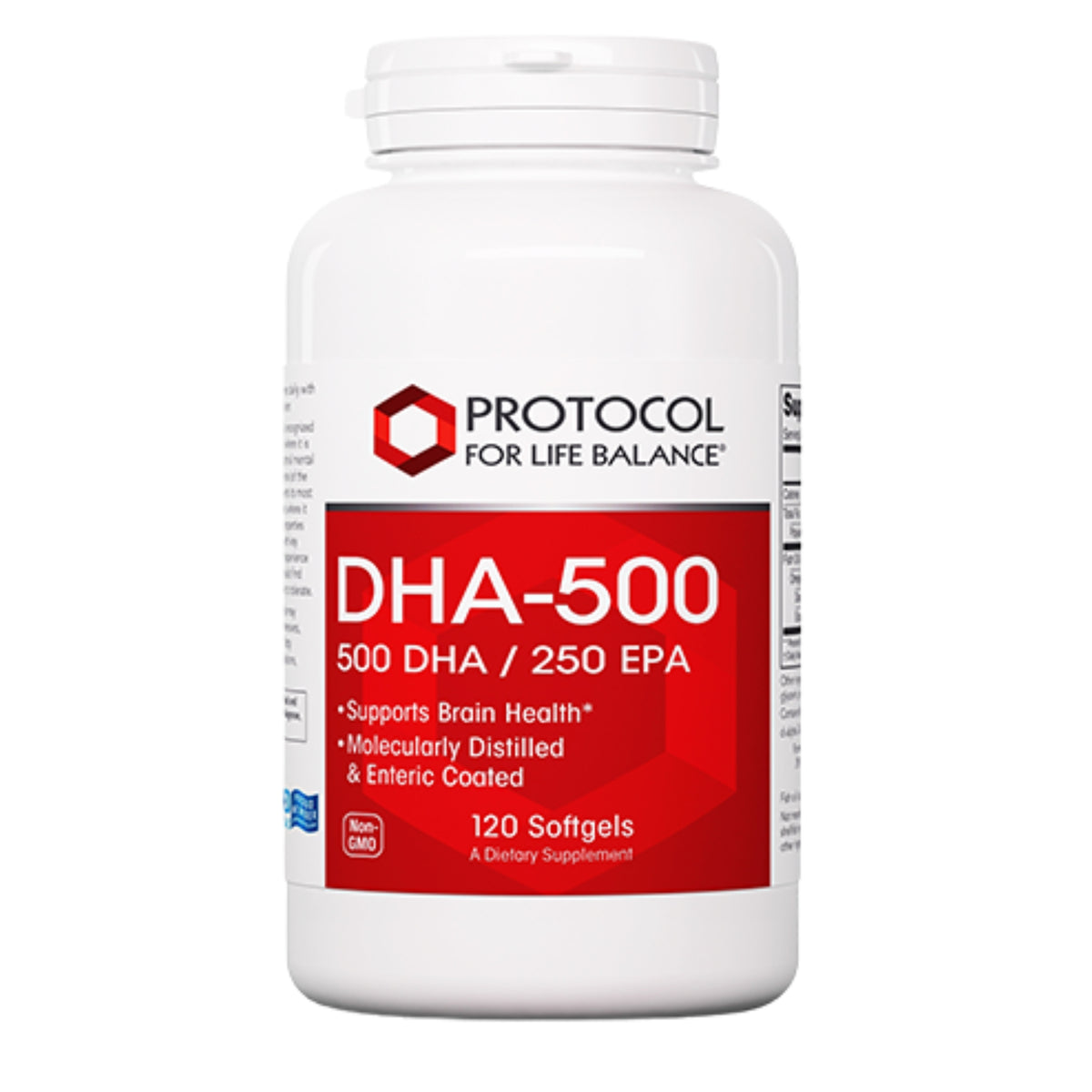 Protocol DHA 500mg 120 Softgels - Nature's Source Inc