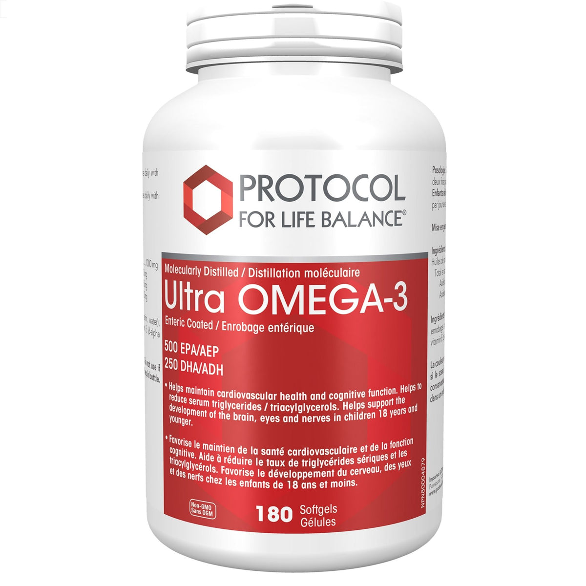 Protocol Ultra Omega - 3 1000mg 180 Softgels - Nature's Source Inc