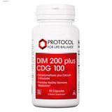 Protocol Ortho DIM 200mg plus 100mg Calcium D - Glucarate 90 Capsules - Nature's Source Inc