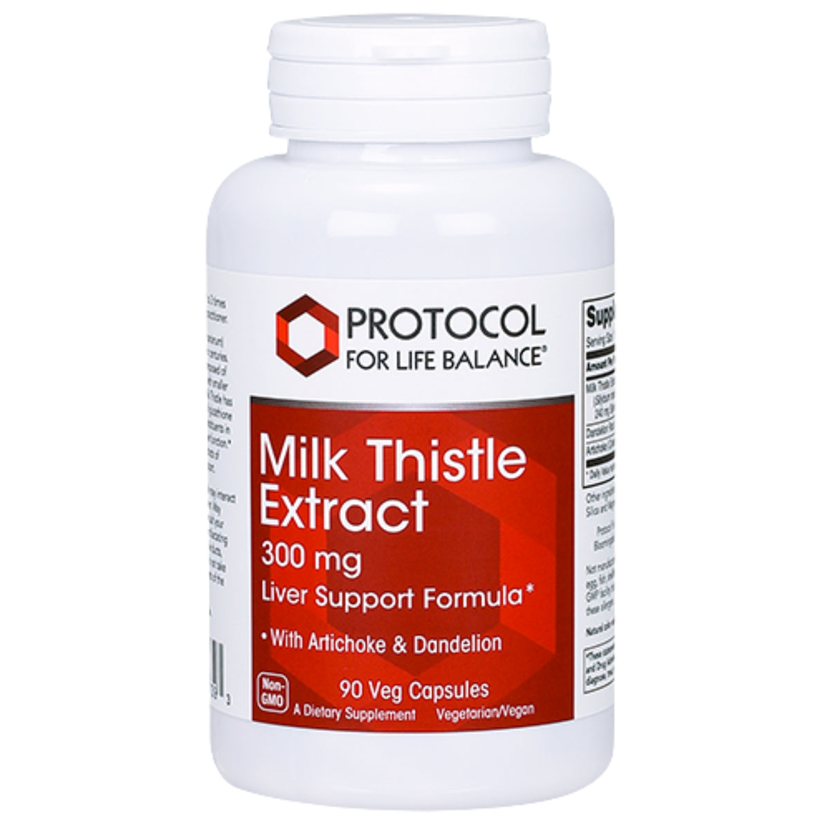 Protocol Milk Thistle Extract 300mg 90 Vegetable Capsules - Nature's Source Inc
