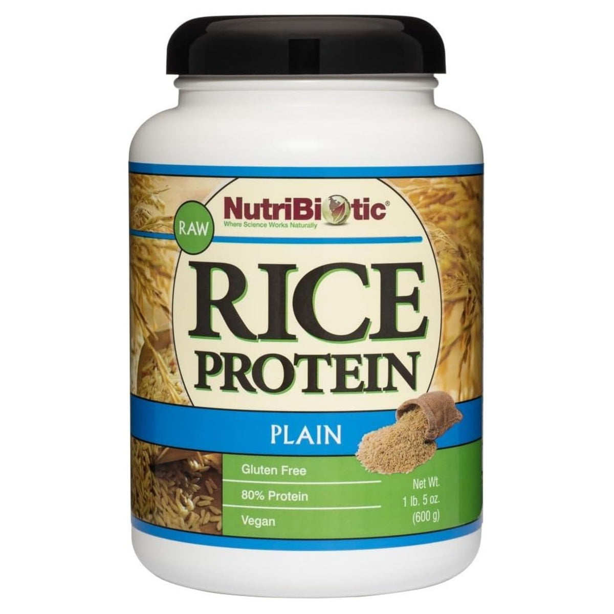 Nutribiotic Rice Protein Original 600g - Nature's Source Inc