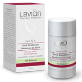 Lavilin Deodorant Stick 72 Hour 60ml - Moisturizes, Nourishes, Soothes, and Protects the Underarm, Eliminates Perspiration Odor Using Natural Ingredients, Removes Perspiration - Nature's Source Inc