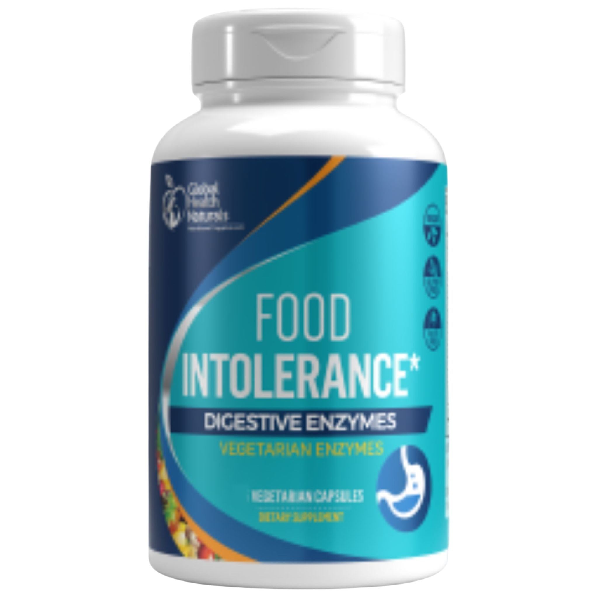 Global Health Naturals Food Intolerance Digestive Enzymes 90 Capsules - Nature's Source Inc