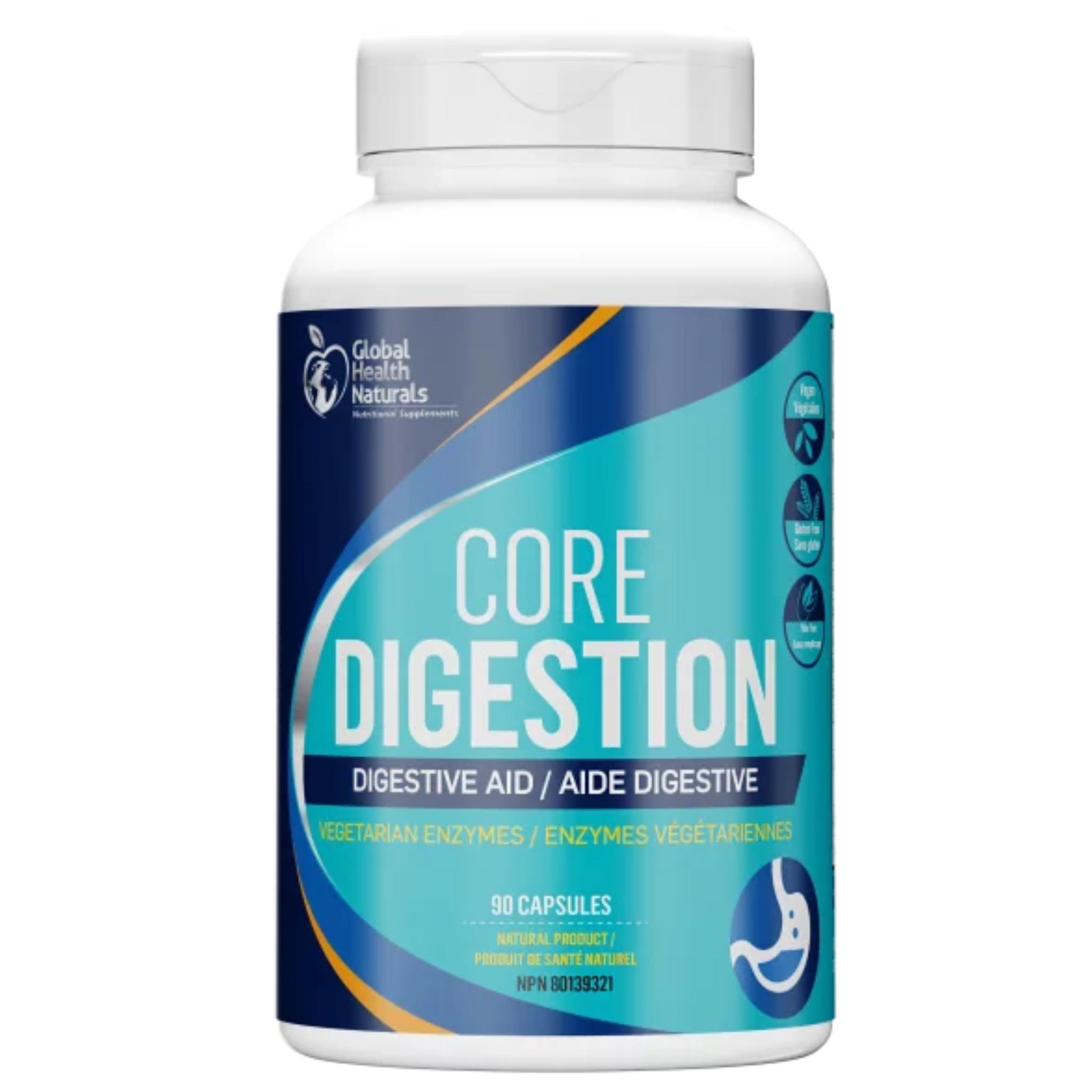 Global Health Naturals Core Digestion, 30 Capsules - Nature's Source Inc