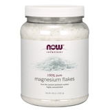 NOW Magnesium Flakes 1531g - Derived From Ancient Zechstein Seabed Ideal Natural Bath Additive for Softening Skin & Hydration, Soothing Addition to Water and Foot Baths - Nature's Source Inc