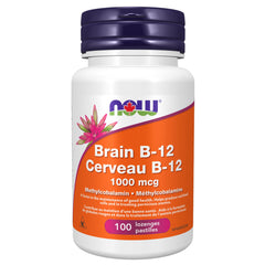 NOW Brain B-12 1000mcg 100 Lozenges