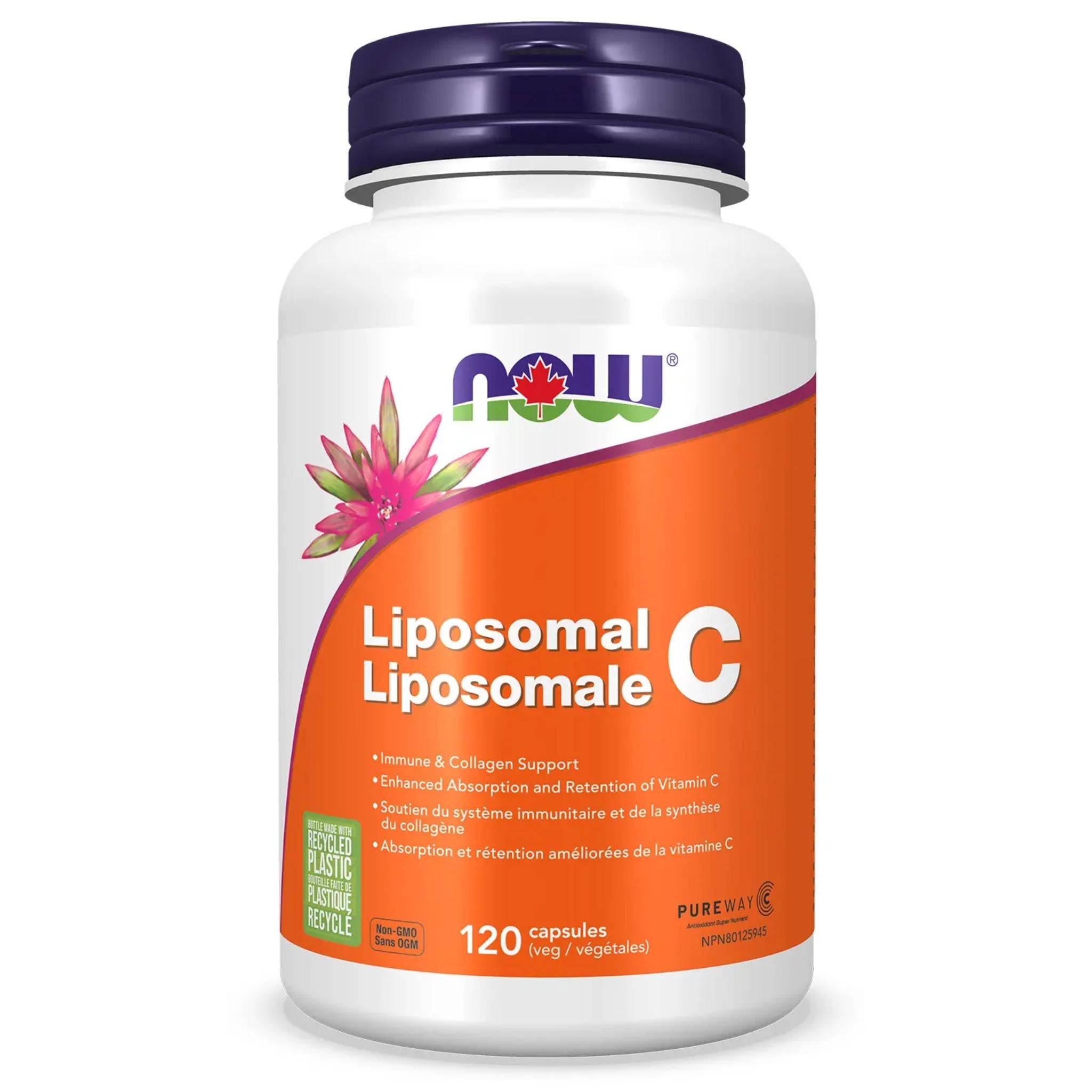 NOW Liposomal C 120 Vegetable Capsules - Nature's Source Inc