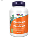 NOW Magnesium Citrate 120 Vegetable Capsules - Nature's Source Inc