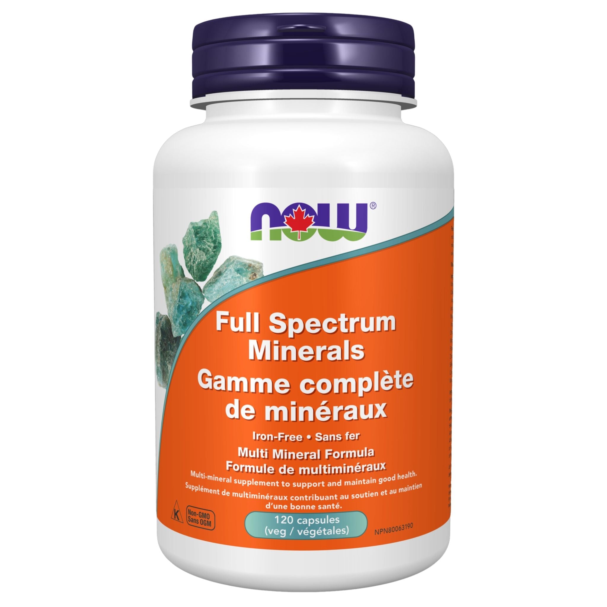 NOW Full Spectrum Minerals 120 Vegetable Capsules - Nature's Source Inc