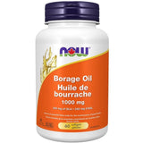 NOW Borage Oil 1000 mg with 240mg of GLA 120 Softgels - Gamma Linolenic Acid, Heart Health Support, Omega - 6 Essential Fatty Acids/Expeller - Pressed, Hexane - Free - Nature's Source Inc