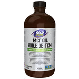 NOW MCT Oil Liquid in Glass Bottle 473ml - Nature's Source Inc
