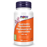 NOW Quercetin Phytosome 250mg 90 Capsules - Supports Healthy Seasonal Immune Function, Promotes Normal Respiratory Function And Maintains Comfortable Breathing, Enhances Exercise Performance And Recovery - Nature's Source Inc
