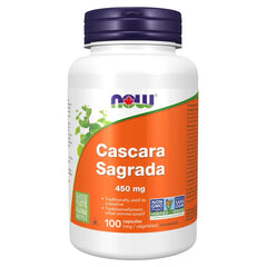 NOW Cascara Sagrada 450mg 100 Vegetable Tablets