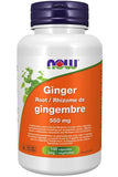 Now Ginger Root 550mg 100 Capsules - Promotes GI Comfort, Supports Cardiovascular Health, Helps Improve Digestion, Appetite and Immunity - Nature's Source Inc
