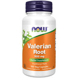 NOW Valerian Root 500mg 100 Vegan Capsules - Promotes Good Sleep Quality, Improves Mental and Physical Stress, Fights Symptoms of Stress and Anxiety - Nature's Source Inc