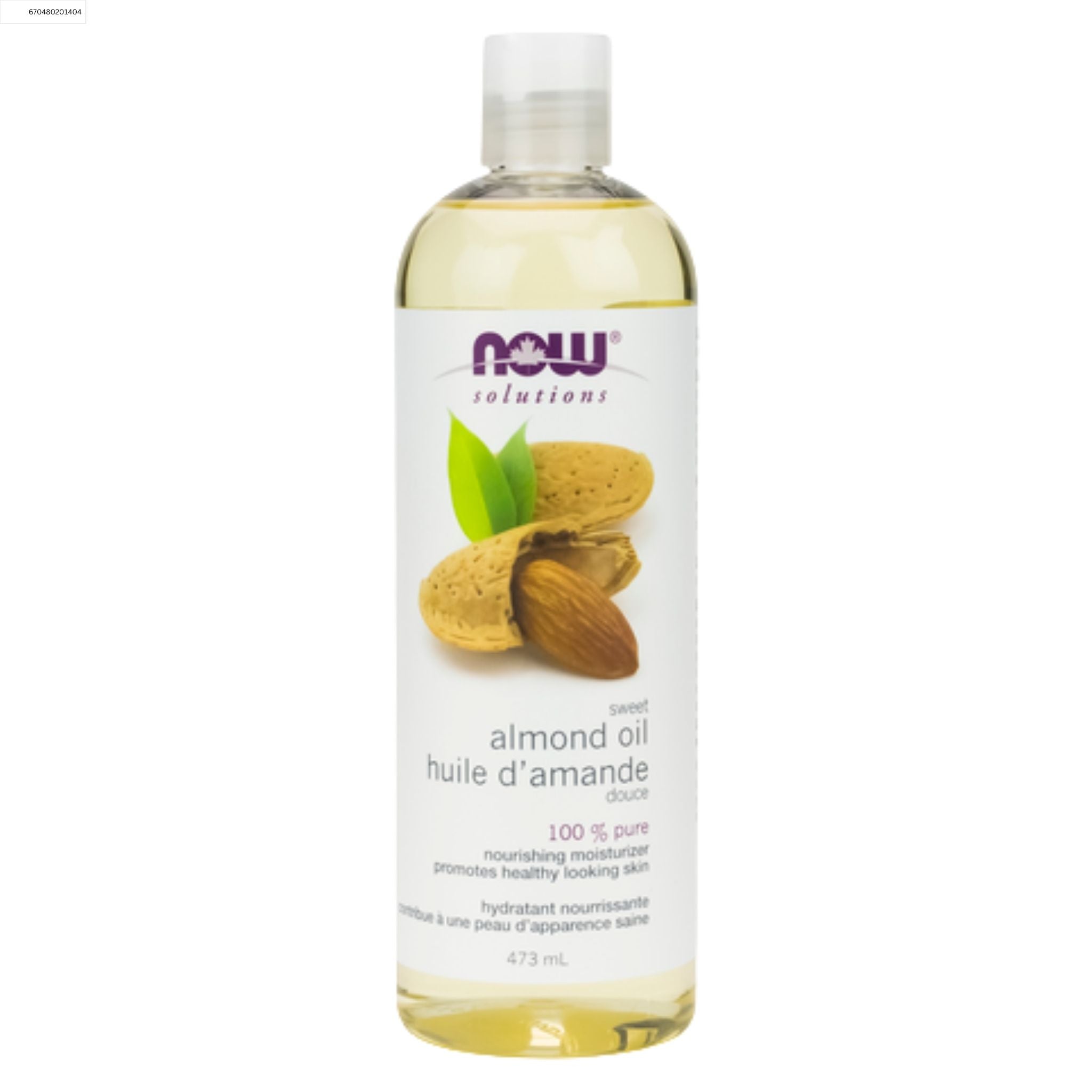 NOW Almond Sweet Oil 473ml - Nature's Source Inc