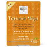 New Nordic Turmeric Mega 30 Coated Tablets - Nature's Source Inc