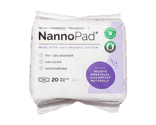 NannoPad Menstrual Pads Regular 20ct - Nature's Source Inc