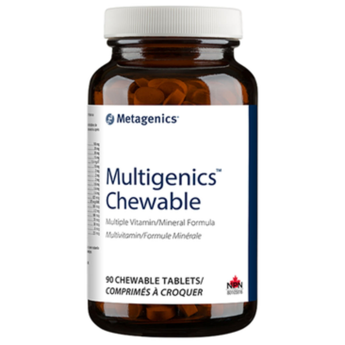 Metagenics Multigenics Chewable 90 Tablets - Nature's Source Inc