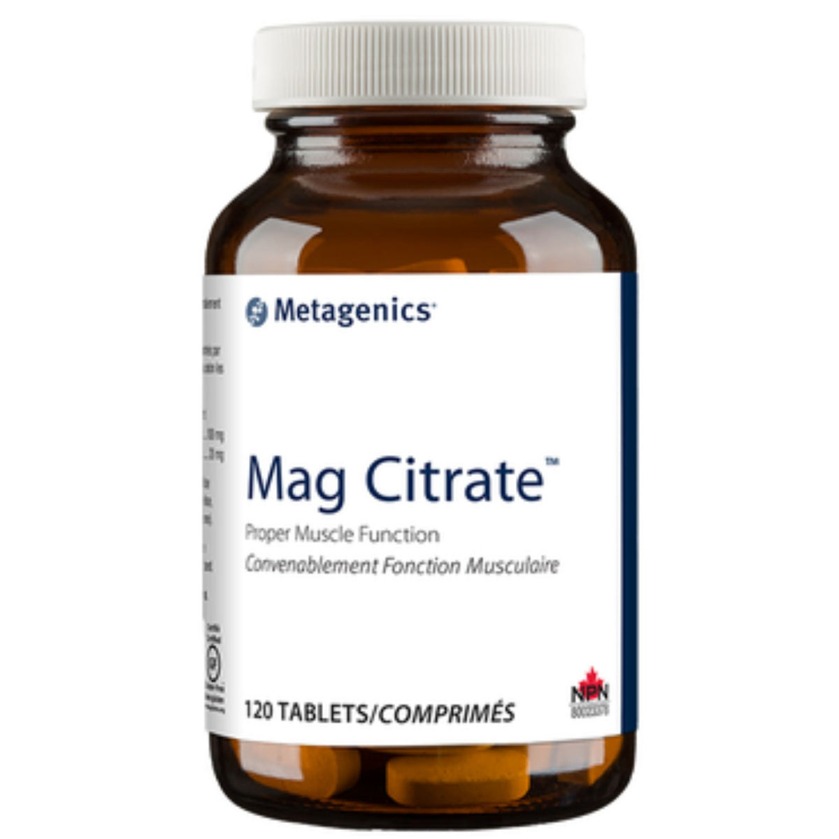 Metagenics Magnesium Citrate 120 Tablets - Nature's Source Inc
