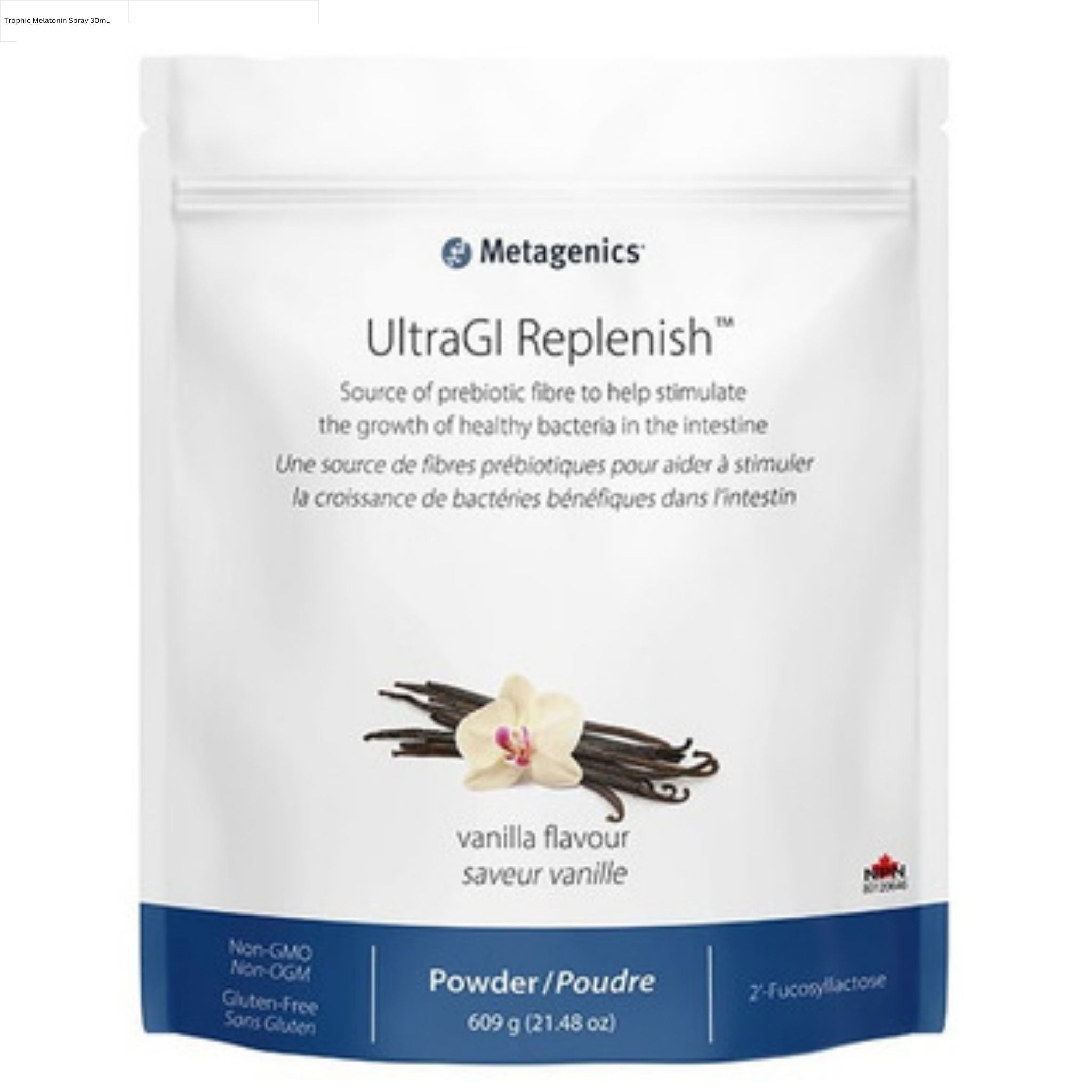 Metagenics Ultra GI Replenish Vanilla 609g - Nature's Source Inc