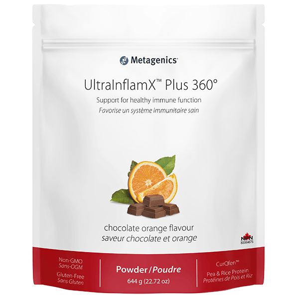 Metagenics UltraInflamX Plus 360 Choc Orange 616g