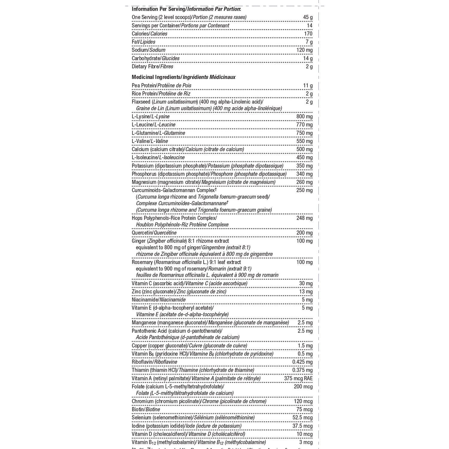 Metagenics UltraInflamX Plus 360 Pineapple 644G - Nature's Source Inc