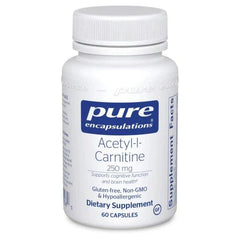 Pure Encapsulations Acetyl-l-Carnitine 60 Veg-Caps