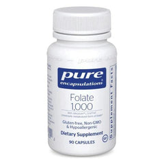 Pure Encapsulations Folate 1000 90 Veg-Caps