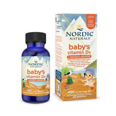 Nordic Naturals Baby D3 Liquid 400IU 22.5ml - Supports Bone and Immune System Health, Help Support Normal Sleep Rhythms, Rich in Vitamin D