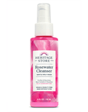 Heritage Store Rosewater Cleanser 118ml - Nature's Source Inc