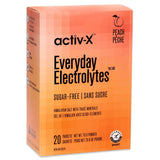 Platinum Activ - X Everyday Electrolytes Peach 20 Sachets - Nature's Source Inc